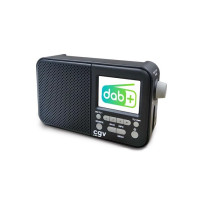 Radio portable DAB+ et FM - CGV - DR7+ - Écran couleur TFT 2,4 - Pris