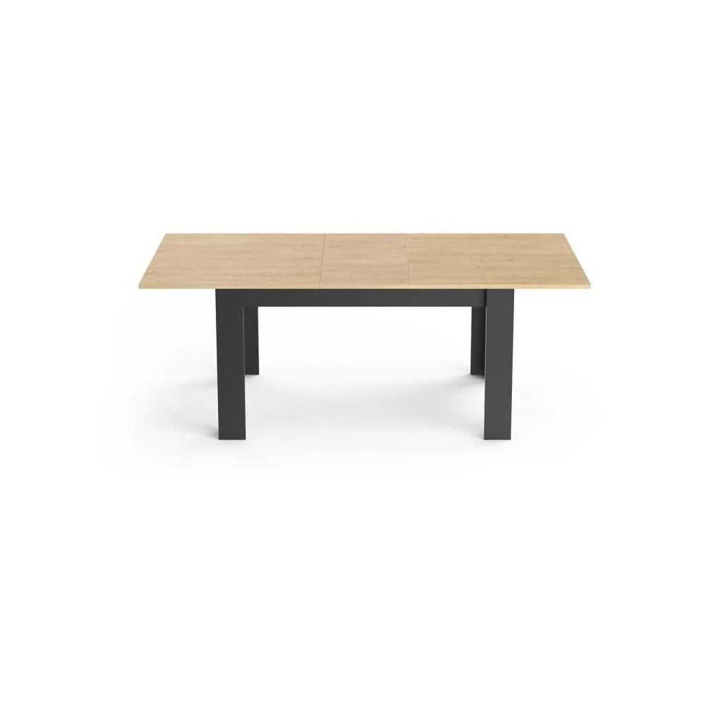 Table extensible - CRAFT - Rectangulaire - Décor mélamine chene hami