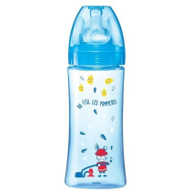 Biberon Dodie Initiation+ Anti-Coliques 3 Vitesses Bleu Pompier 330ml