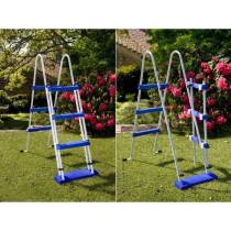 GRE - Kit Piscine hors sol acier ronde blanche Ø370 x 132 cm (Livrée