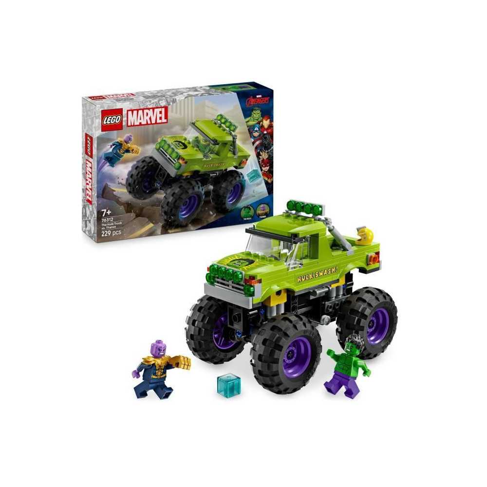 LEGO | Marvel 76312 Le Tout-Terrain de Hulk contre Thanos Jeu de const