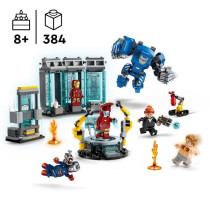 LEGO Marvel 76315 Le Laboratoire d'Iron Man : la Salle des Armures - J