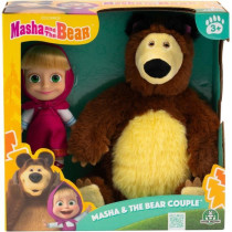 Coffret poupée et peluche - MASHA AND THE BEAR - Masha 12 cm et Michk
