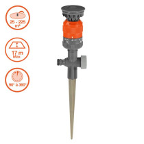 GARDENA Arroseur circulaire Vario Comfort – Surface 225m² max – P