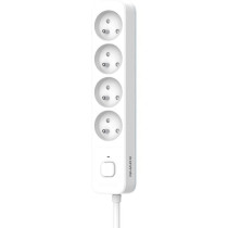 Multiprise - QUARX - 4 prises - Avec interrupteur, câble 3m