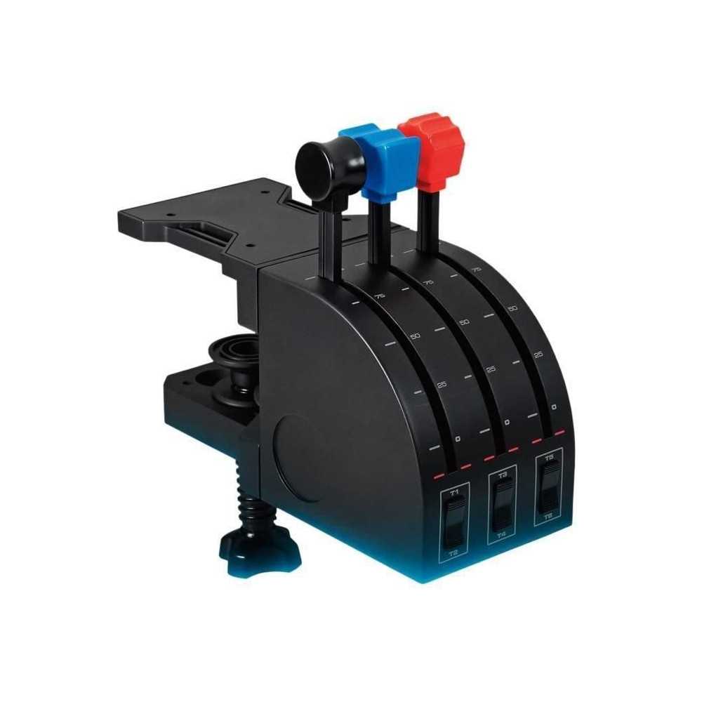 Manette pour Simulateur de Vol - LOGITECH G - SAITEK Pro Flight - Ecra