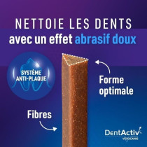 DentActiv - 10 Bâtonnets - VETOCANIS - Hygiene Bucco-Dentaire au Boeu
