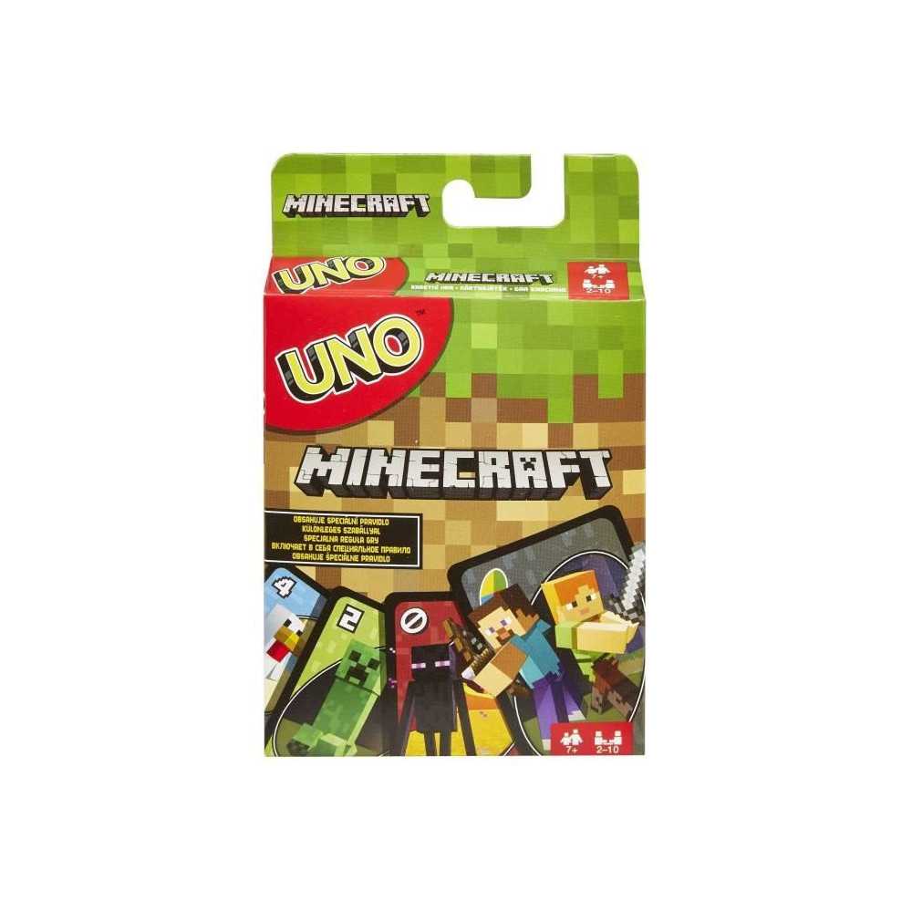 Mattel Games - Uno Minecraft - Jeu de cartes - Des 7 ans - UNO - FPD61