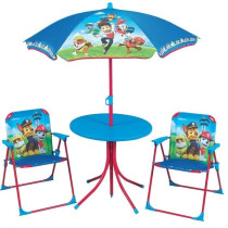 Fun House Pat Patrouille salon de jardin composé d'une table, de 2 ch