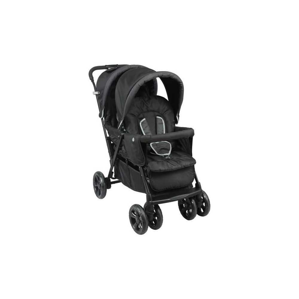 Poussette Double BAMBISOL - Toute équipée - Habillage pluie inclus -