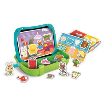 CLEMENTONI - Mallette magnétique - Mots et objets - Apprentissage - D