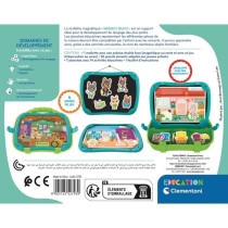 CLEMENTONI - Mallette magnétique - Mots et objets - Apprentissage - D