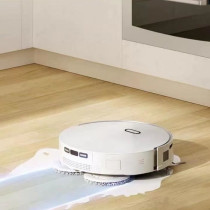 Robot Aspirateur Laveur connecté avec base de vidage - EZICLEAN All I