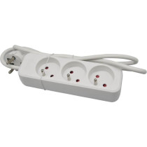 Bloc ménager - GAO - 3 prises 2P+T - Avec protection enfants, conform