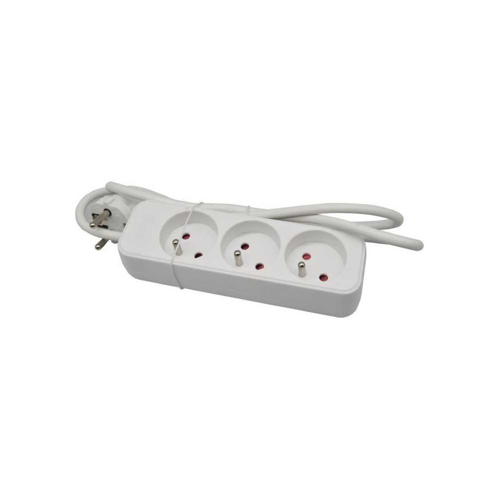 Bloc ménager - GAO - 3 prises 2P+T - Avec protection enfants, conform