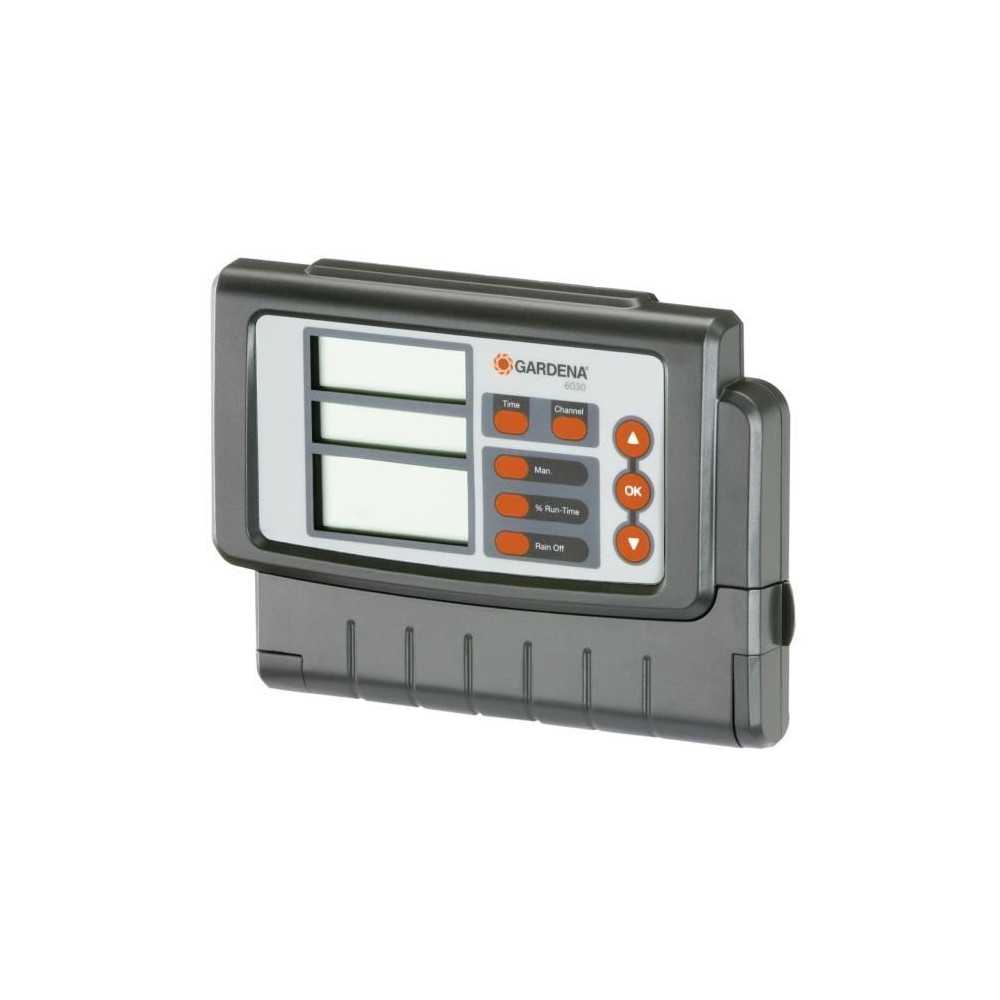 GARDENA Programmateur 6030 Classic – Ecran LCD – Systeme centralis
