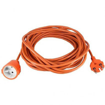 Rallonge électrique - GENERIQUE - H05VVF 2x1,5 - 25 m - Orange - Util