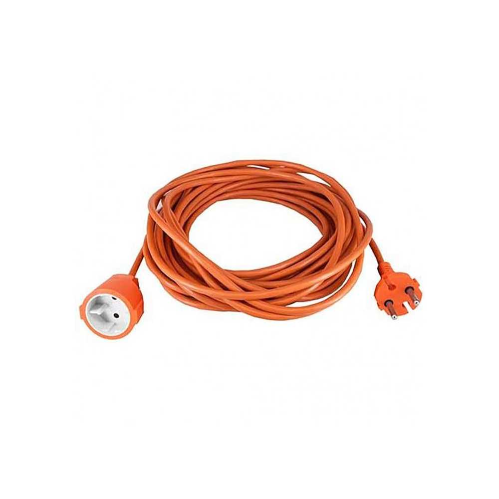 Rallonge électrique - GENERIQUE - H05VVF 2x1,5 - 25 m - Orange - Util