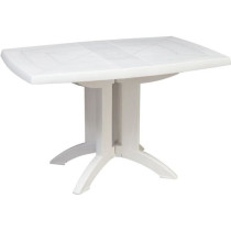 Table de Jardin pliante en résine VEGA - GROSFILLEX - 118 x 77 cm Bla