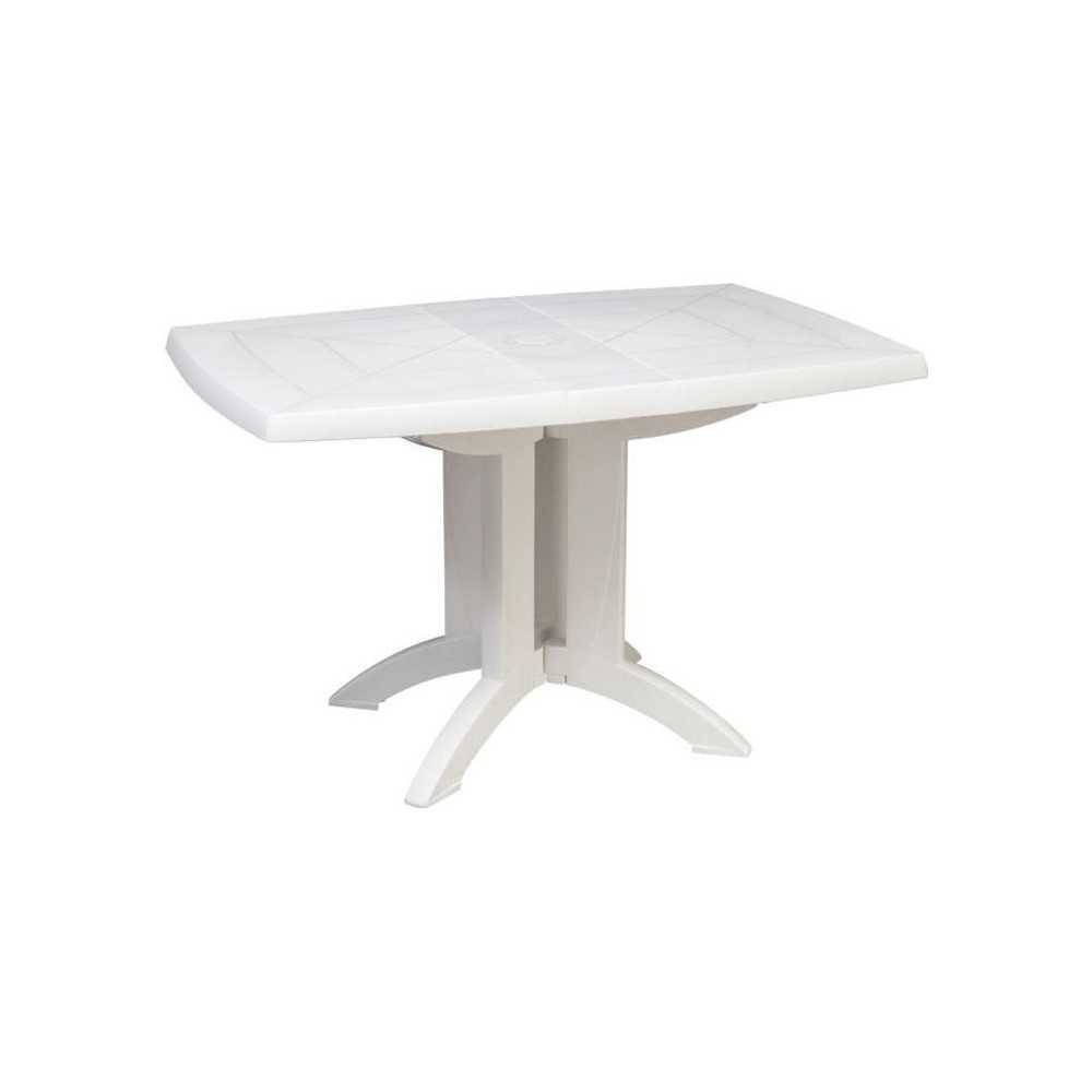 Table de Jardin pliante en résine VEGA - GROSFILLEX - 118 x 77 cm Bla