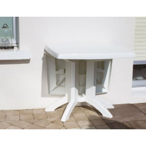Table de Jardin pliante en résine VEGA - GROSFILLEX - 118 x 77 cm Bla