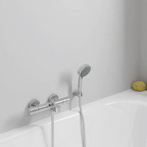 Mitigeur thermostatique bain douche GROHE Precision Get - Montage mura