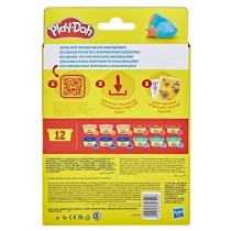 Play-Doh Pack de 12 L'imagination en fete, autocollants et pots de pâ