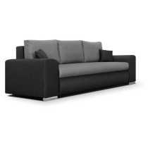 Canapé convertible avec coffre de rangement 3 places - INDIAN - Tissu