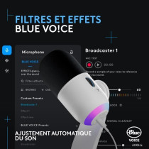 Microphone Logitech G Yeti GX gaming RVB dynamique avec LIGHTSYNC pour