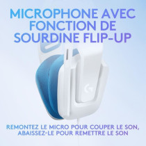 Casque gamer - Filaire - Logitech G - G335 - Léger - Blanc
