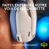 Casque PC Logitech G435 LIGHTSPEED sans fil, Bluetooth, avec micro - B