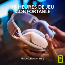Casque PC Logitech G435 LIGHTSPEED sans fil, Bluetooth, avec micro - B