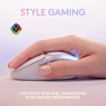 Souris Gamer - Sans fil - Logitech G - G705 - Rétroéclairé - Léger