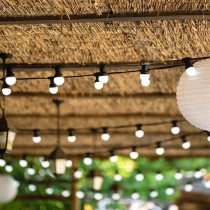Guirlande lumineuse solaire - LUMISKY - PARTY MILKY SOLAR - 5.70 m - 8
