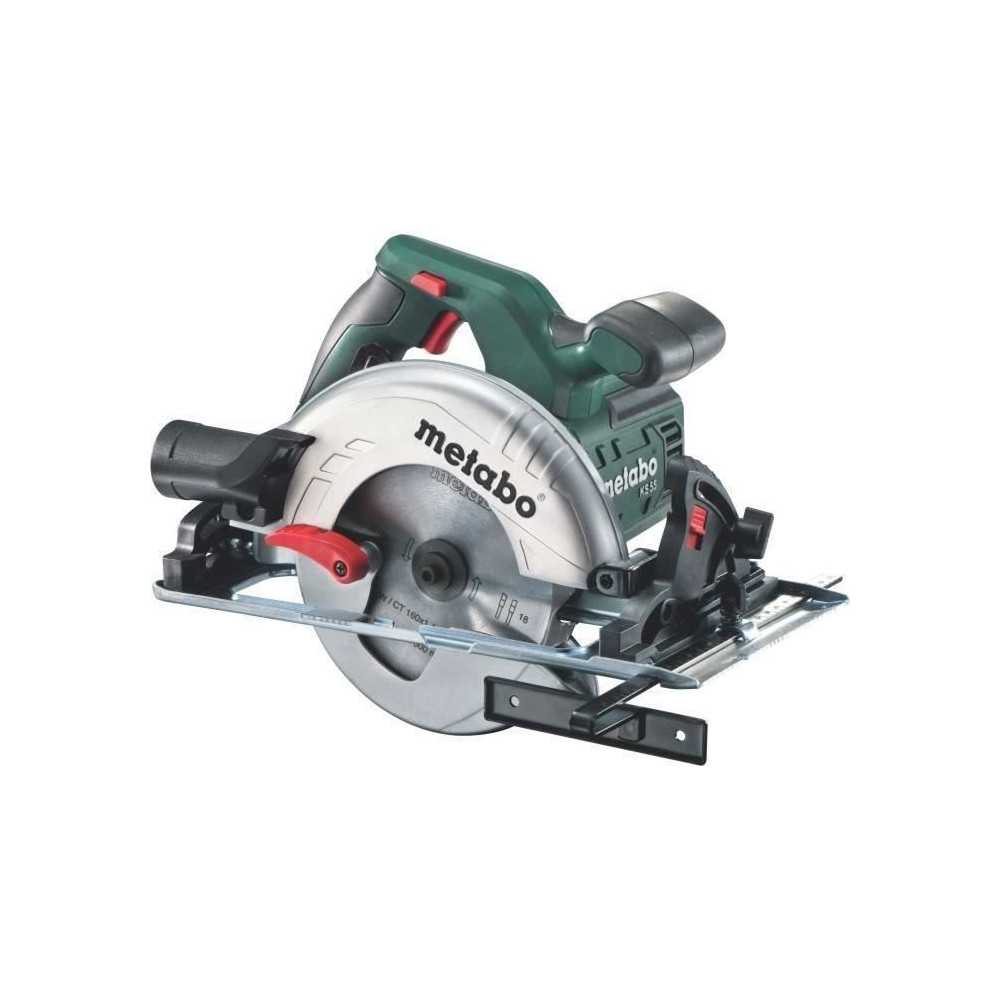 Scie circulaire METABO KS 55 - 1 200 W - Cadence de frappe 5600 cps/mi