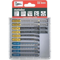 Lames pour scies sauteuses METABO - Lot de 10 - Bois, métal, plastiqu