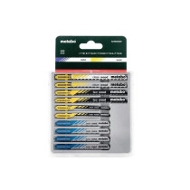 Lames pour scies sauteuses METABO - Lot de 10 - Bois, métal, plastiqu