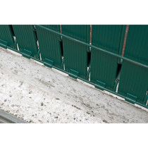 Kit lamelles brise-vue - VERT - Pour panneau de clôture rigide - Occu