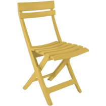 Chaise pliante - GROSFILLEX - MIAMI - Jaune indien