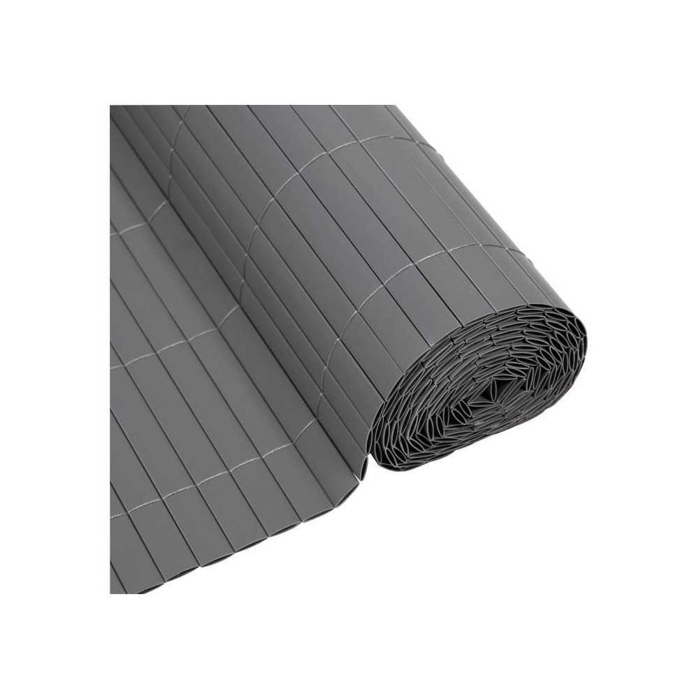 Canisse PVC double face - NATURE - 1 x 3 m - 1600 g/m² - Occultant 4/