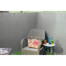 Canisse PVC double face - NATURE - 1 x 3 m - 1600 g/m² - Occultant 4/
