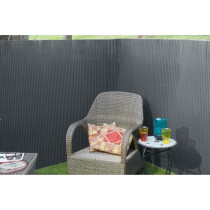 Canisse PVC double face - NATURE - 1 x 3 m - 1600 g/m² - Occultant 4/