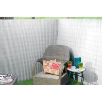 Canisse PVC double face - NATURE - 1 x 3 m - 1600 g/m² - Occultant 4/
