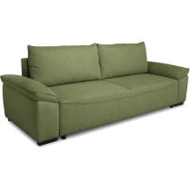 Canapé convertible avec coffre - 3 a 4 places - NORMAN - Tissu olive