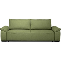 Canapé convertible avec coffre - 3 a 4 places - NORMAN - Tissu olive