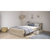 Demeyere - Lit adulte 160 x 200 cm - Chene Kronberg - Oxygene