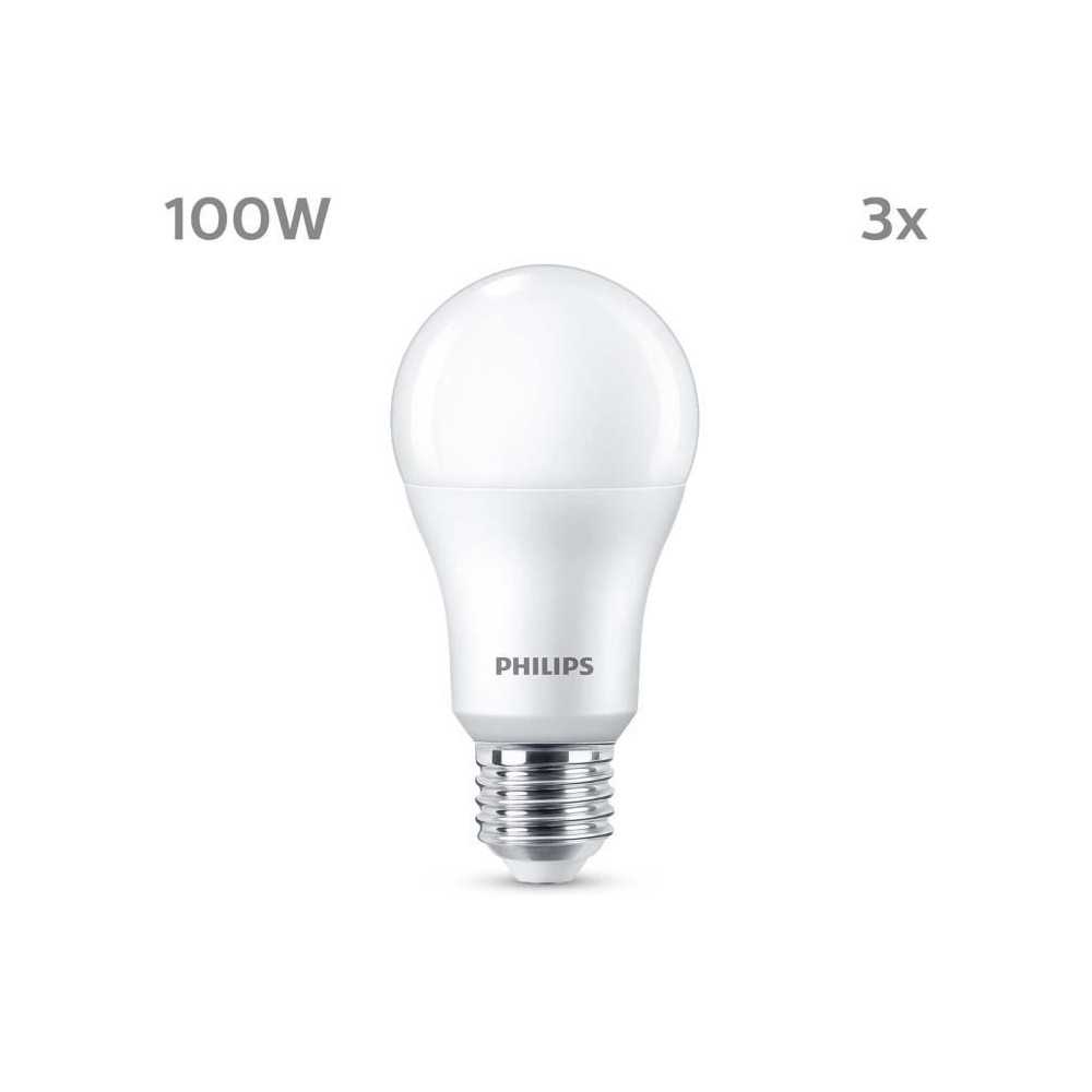 Ampoule LED - PHILIPS - 100 W - A67 E27 - Blanc froid - Non dimmable x