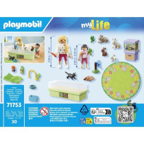 PLAYMOBIL 71753 Animalerie avec enclos a lapins, My Life, Soin des ani