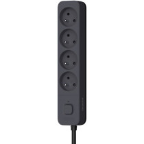 Multiprise - QUARX - 4 prises - Avec 3 ports USB, câble 1,5m