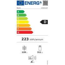BOSCH Réfrigérateur congélateur bas KGN492LDF Série 4